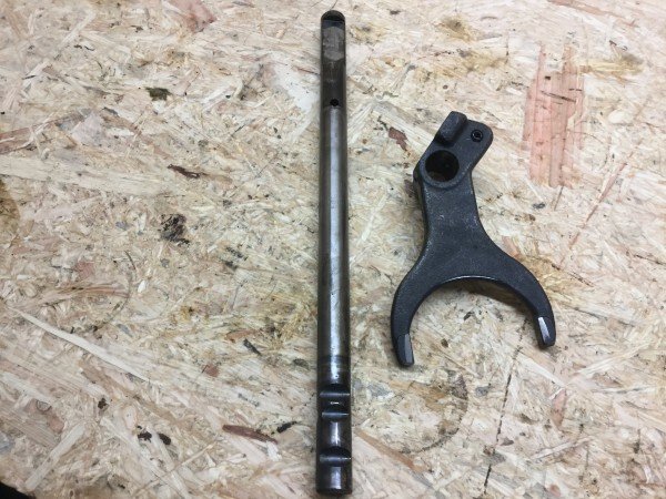 John Deere Lanz 300 Schaltgabel mit Schaltstange für Gruppe